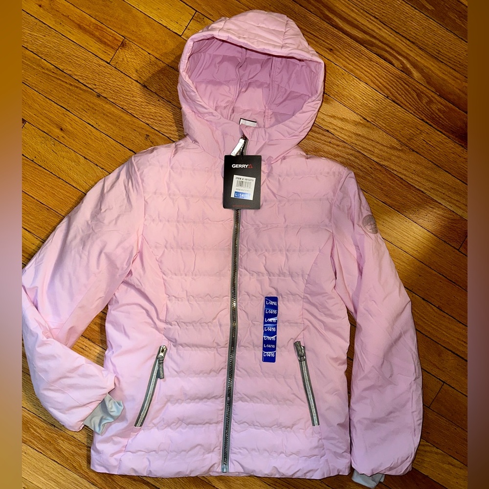 Gerry Girls Pink Coat Size 14-16- NWT